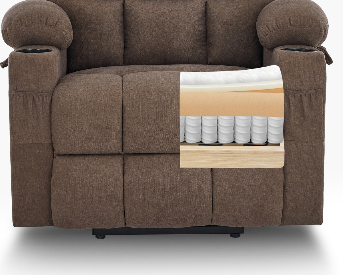 Couple using an adjustable bed frame with a compatible mattress