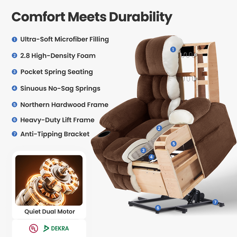 6015 Dual Motor Power Lift Chair
