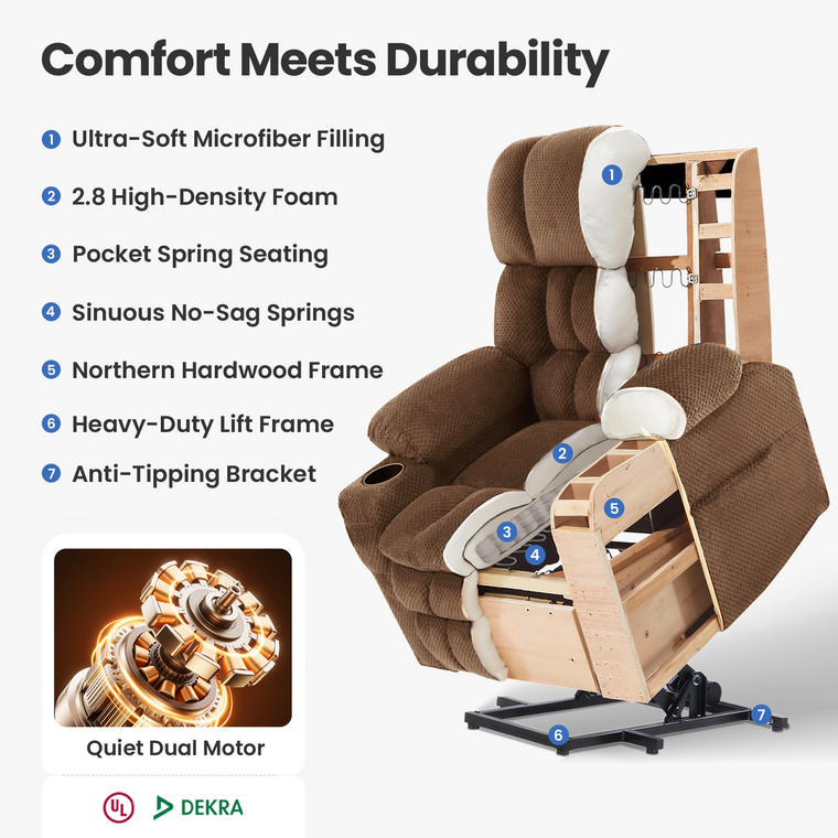 6015 Dual Motor Power Lift Chair
