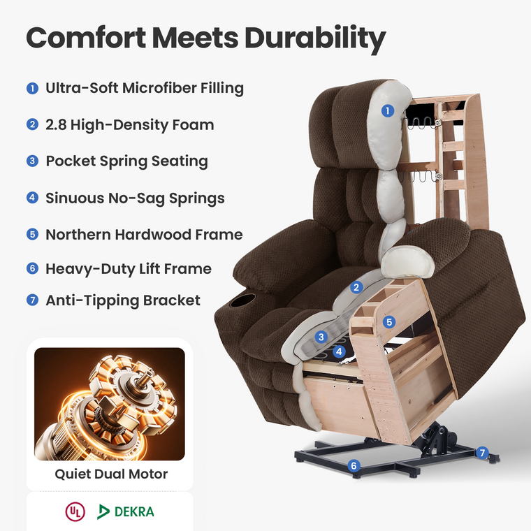 6015 Dual Motor Power Lift Chair
