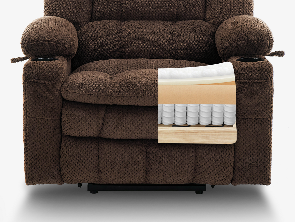 Couple using an adjustable bed frame with a compatible mattress
