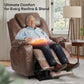 **Dual Motor Power Lift Recliner T6013 with Massage and Heat, Faux Leather