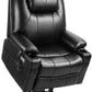 **Dual Motor Power Lift Recliner T6013 with Massage and Heat, Faux Leather