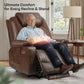 **Dual Motor Power Lift Recliner T6013 with Massage and Heat, Faux Leather