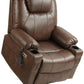 **Dual Motor Power Lift Recliner T6013 with Massage and Heat, Faux Leather