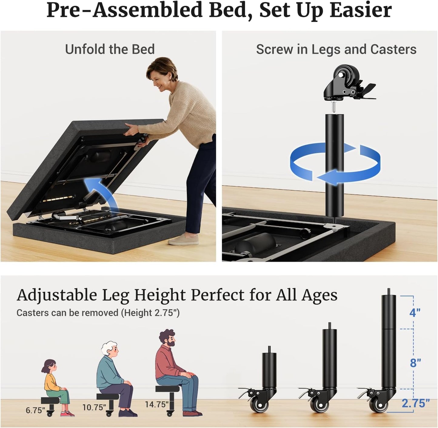 T500 Adjustable Bed Frame