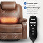 **Dual Motor Power Lift Recliner T6013 with Massage and Heat, Faux Leather