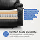**Dual Motor Power Lift Recliner T6013 with Massage and Heat, Faux Leather
