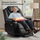 **Dual Motor Power Lift Recliner T6013 with Massage and Heat, Faux Leather