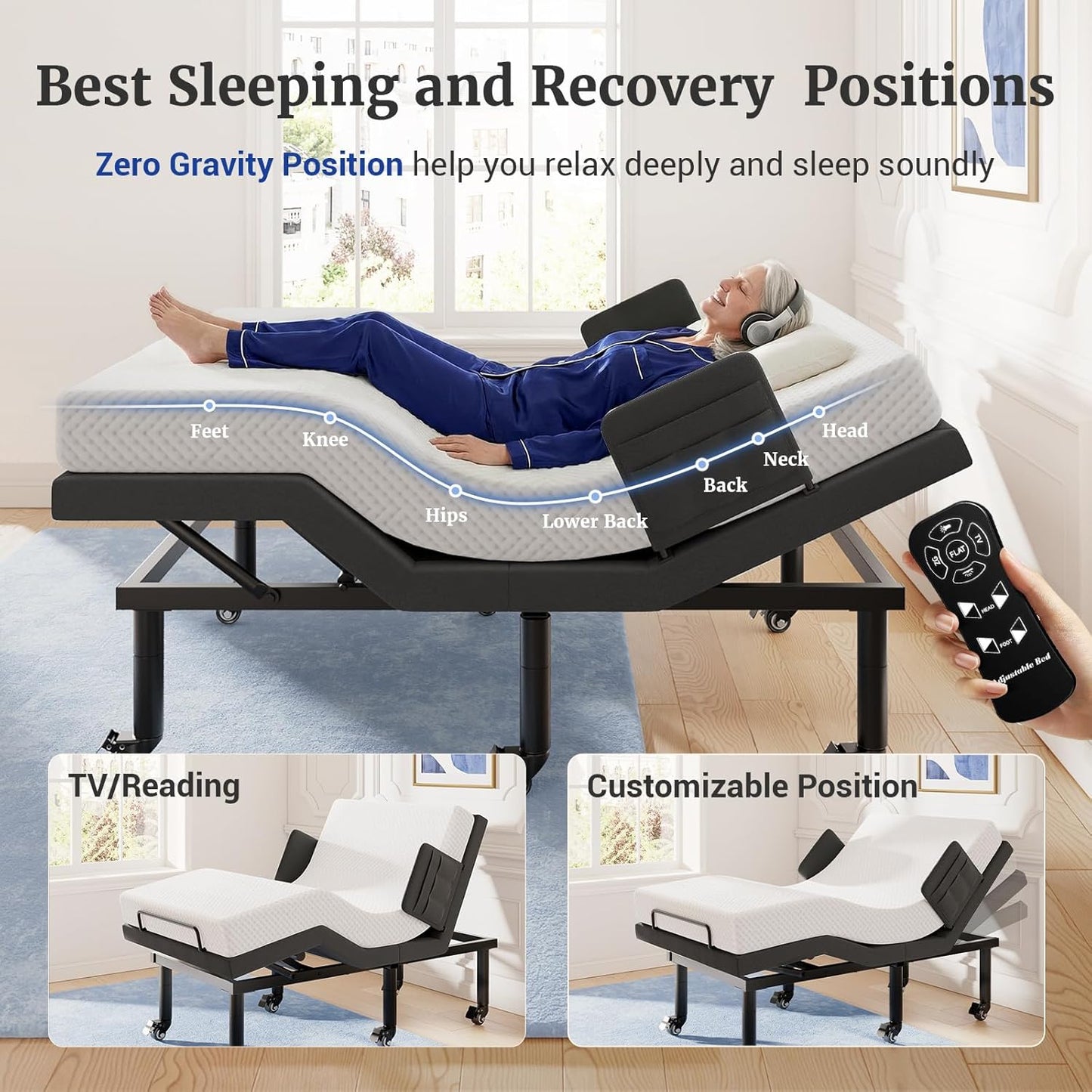 T500 Adjustable Bed Frame