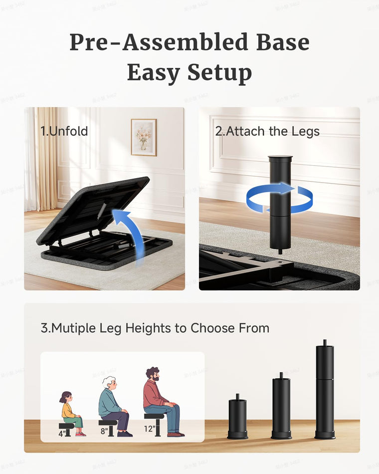 T100 Adjustable Bed Frame