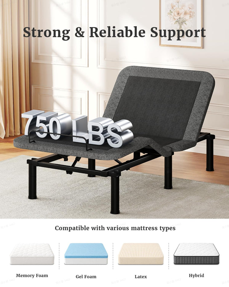 T100 Adjustable Bed Frame
