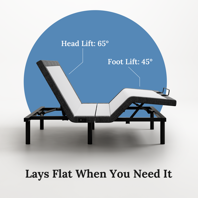 Tami Tami T600 Bed Frame with 65° Head and 45° Foot Adjust