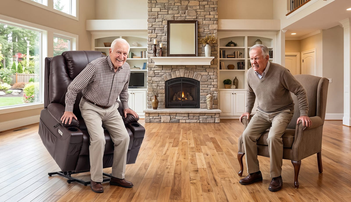 Power lift recliner